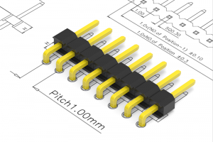 1.0mm pitch pin header