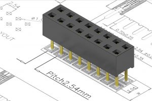 2.54mm pitch female headers